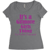 it's a gilmore girls thing Women's Triblend Scoop T-shirt