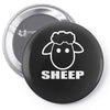sheep funny Pin-back button