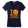 i love dbz Women's V-Neck T-Shirt