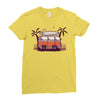 Sunset Van Ladies Fitted T-Shirt