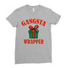 gangsta wrapper Ladies Fitted T-Shirt