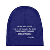 oscar wilde quote girls Baby Beanies