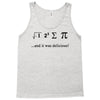 i ate sum pi t shirt s m l xl 2xl 3xl funny nerdy geeky college awesom Tank Top