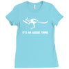 cricket it's an aussie thing Ladies Fitted T-Shirt