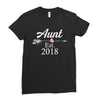 Aunt Est.2018. Ladies Fitted T-Shirt