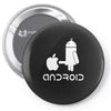 android robot spoof Pin-back button