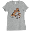 new adventures awaken Ladies Fitted T-Shirt