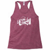 4x4 truck cross bone skull Racerback Tank