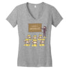 ninja school Women's V-Neck T-Shirt