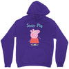 peppa pig sister pig Unisex Hoodie