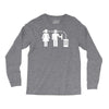 bla bla bla  fun shirt herrentag kult Long Sleeve Shirts