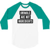 animals are not ingredients 3/4 Sleeve Shirt