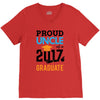 Class of 2017 Proud Uncle Graduation V-Neck Tee