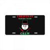 christmas baking team crew snowman License Plate