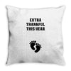Extra Thankful This Year Throw Pillow