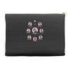 the royal tenenbaums extended family tree Accessory Pouches