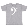 bass clef hat Toddler T-shirt