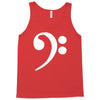 bass cleff funny Tank Top