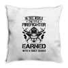 The Title Firefighter Not Earned From Fancy Degree Throw Pillow