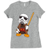 mickey jedi troopers Ladies Fitted T-Shirt