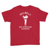 hillbilly hog wrestling champ  funny  comic wrestling redneck Youth Tee