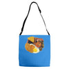 funny full english breakfast, ideal gift or birthday present Adjustable Strap Totes