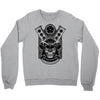 samurai skull Crewneck Sweatshirt