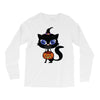 witch cat Long Sleeve Shirts