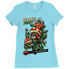 piranha party Ladies Fitted T-Shirt
