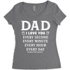 I Love You Dad Women's Triblend Scoop T-shirt