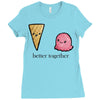 better together Ladies Fitted T-Shirt