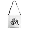 don't touch Adjustable Strap Totes