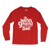 the world's greatest non biological dad Long Sleeve Shirts