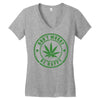 don't worry be happy Women's V-Neck T-Shirt