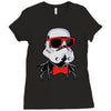 hipster trooper Ladies Fitted T-Shirt