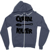 cereale tueur cuillere Zipper Hoodie