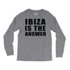 ibiza is the answer Long Sleeve Shirts