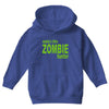 daddy's little zombie hunter Youth Hoodie