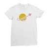 vintage space Ladies Fitted T-Shirt