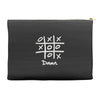 tic tac toe draw Accessory Pouches