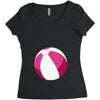 Pink Beachball Baby Girl Women's Triblend Scoop T-shirt