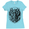 owl Ladies Fitted T-Shirt