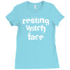 resting witch face Ladies Fitted T-Shirt