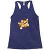 playful foxes Racerback Tank