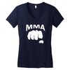 fighting mixed martial arts fist Women's V-Neck T-Shirt