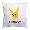 picachu gameboy Throw Pillow