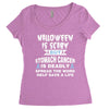 halloween is scary but stomach cancer is deadly spread the word lep sa Women's Triblend Scoop T-shirt