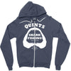 jaws inspired movie Zipper Hoodie