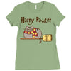 Pusheen the Cat Harry Potter Ladies Fitted T-Shirt