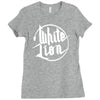 white lion Ladies Fitted T-Shirt